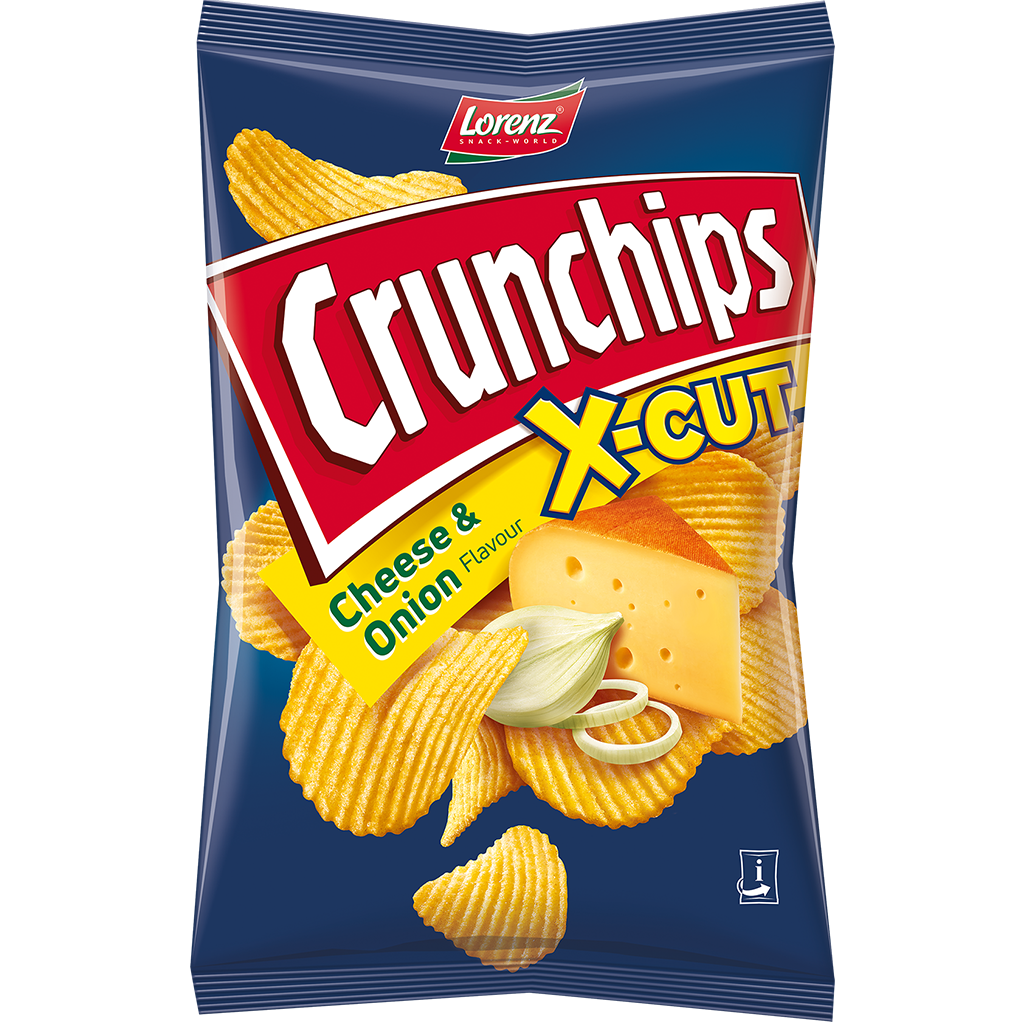 Crunchips X-Cut Cheese & Onion
