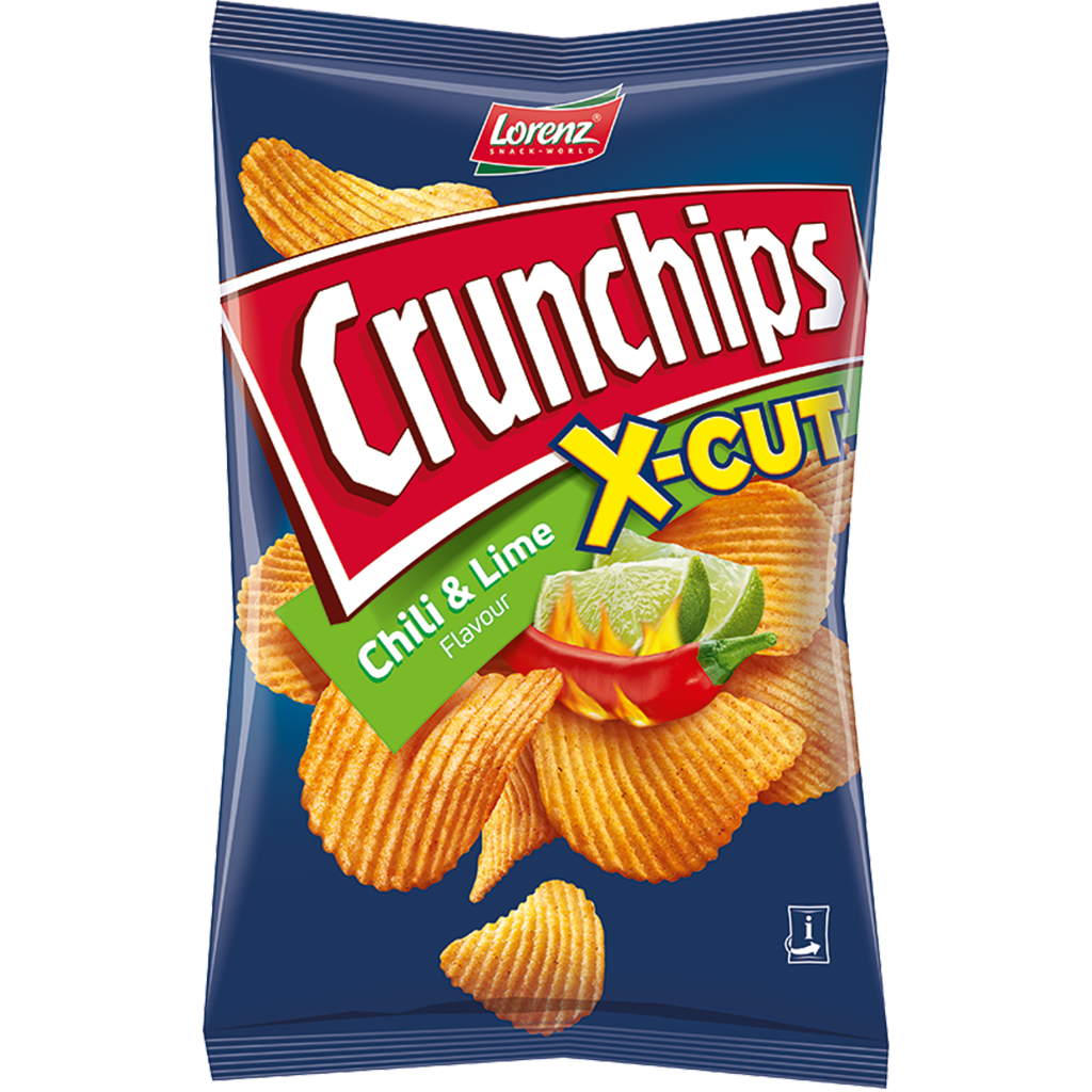 Crunchips X-Cut Chili & Lime