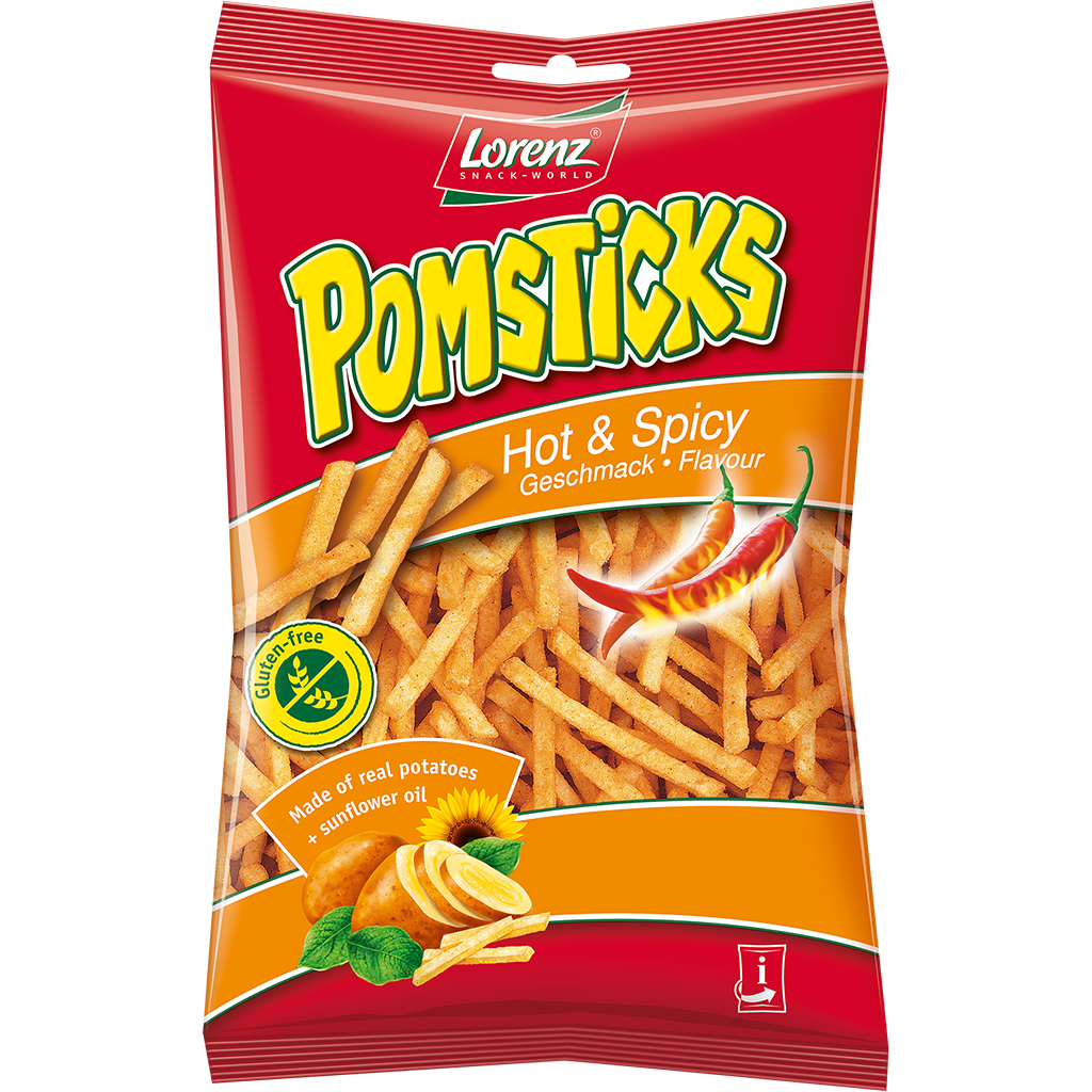 Pomsticks Hot & Spicy