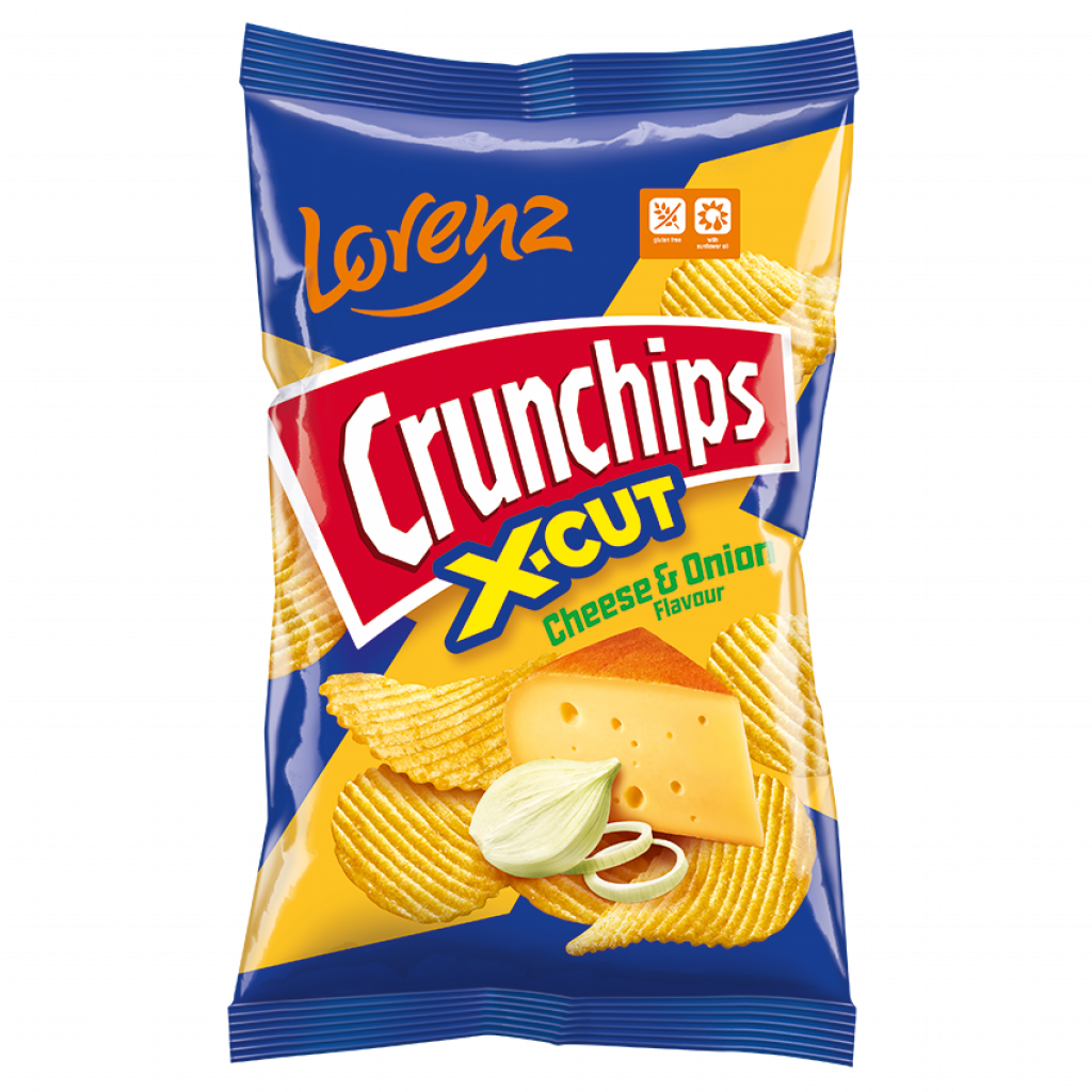 Crunchips X-Cut Cheese & Onion
