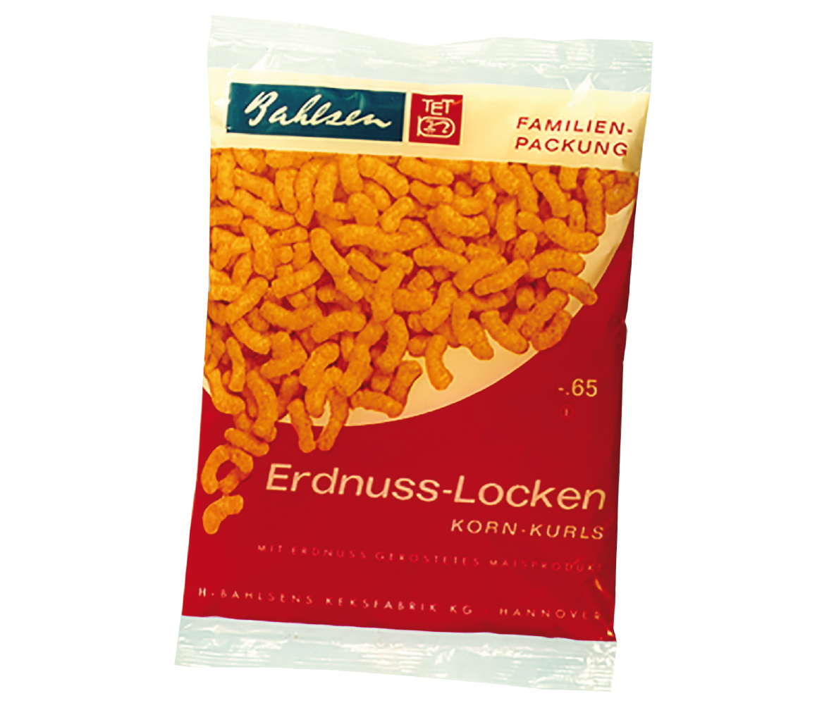 Lorenz company history: 1963 – ErdnußLocken are Germany’s first peanut flips