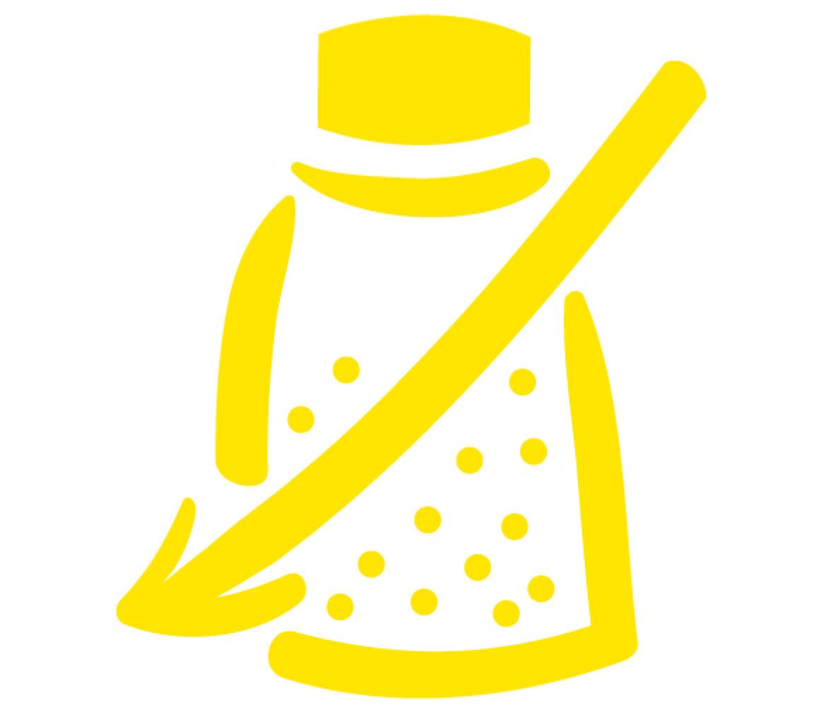 Less salt