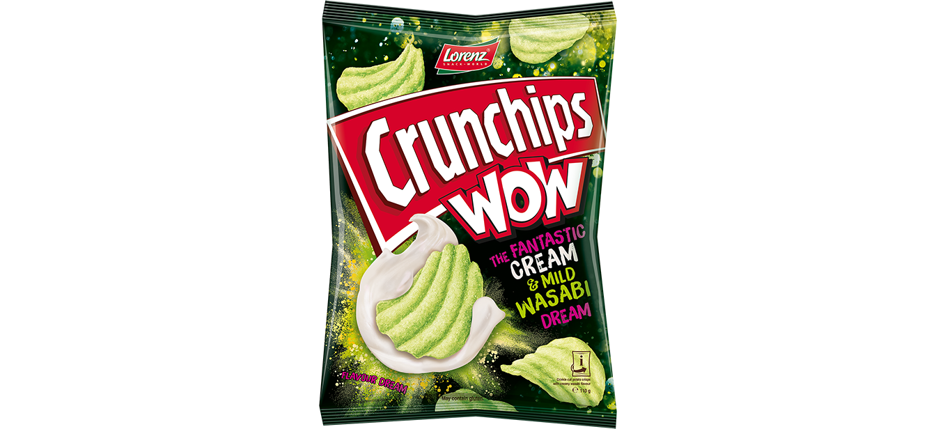 Crunchips WOW Wasabi & Cream