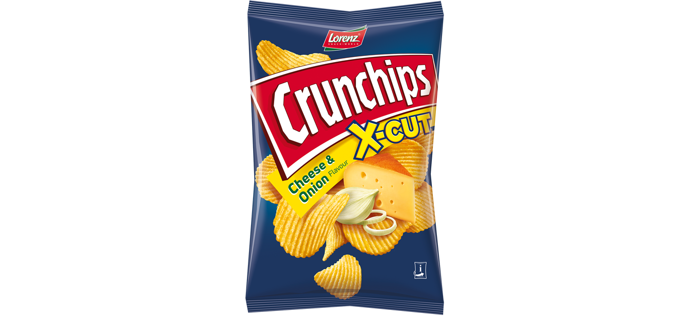 Crunchips X-Cut Cheese & Onion
