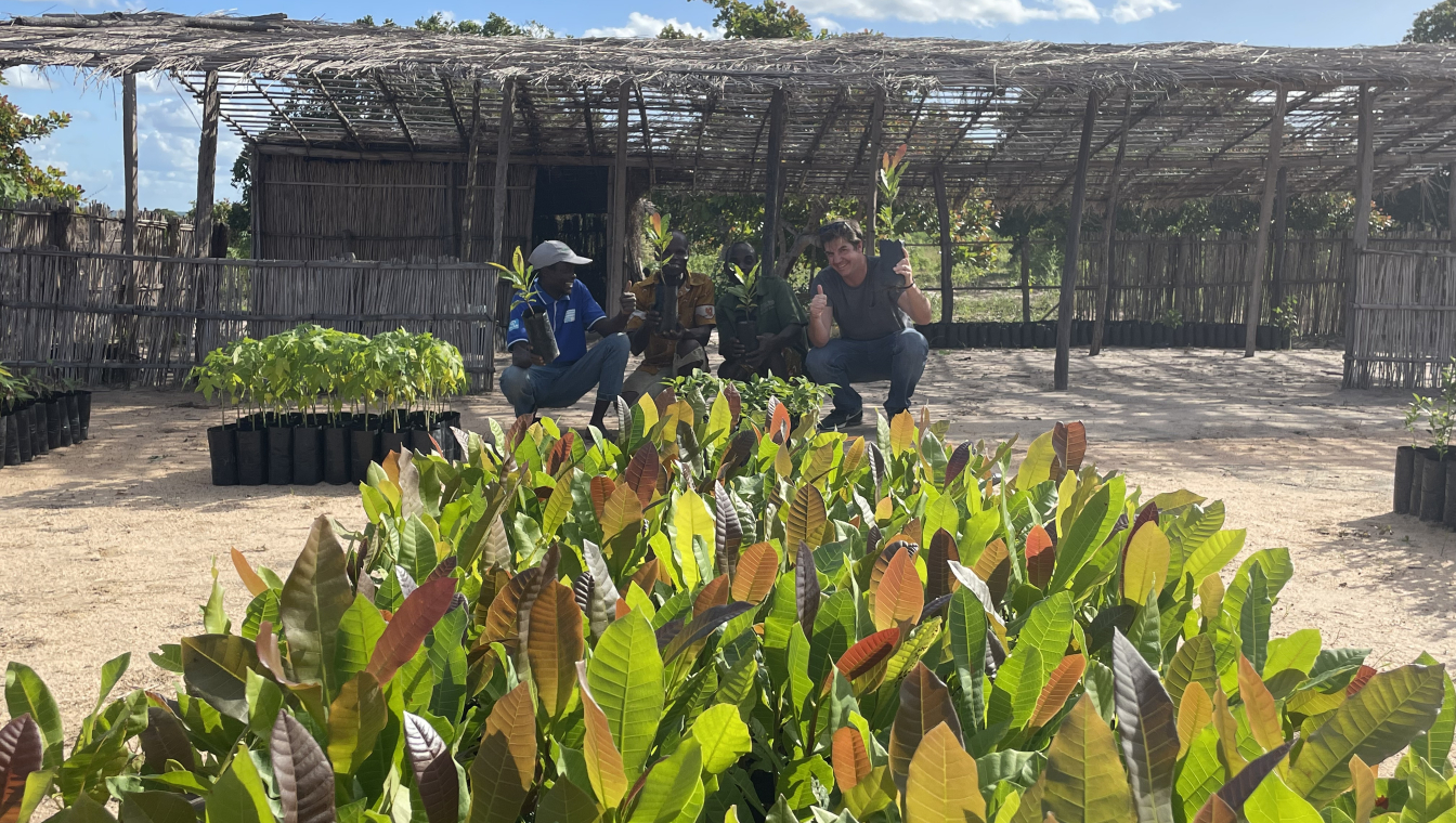 Lorenz and farmer Mozambique