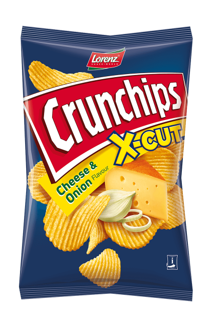 Crunchips X-Cut Cheese & Onion