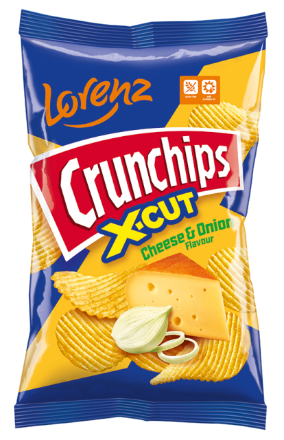 Crunchips X-Cut Cheese & Onion
