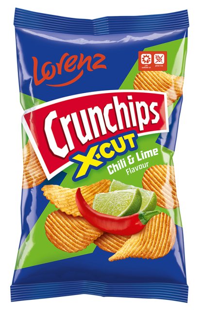 Crunchips X-Cut Chili & Lime