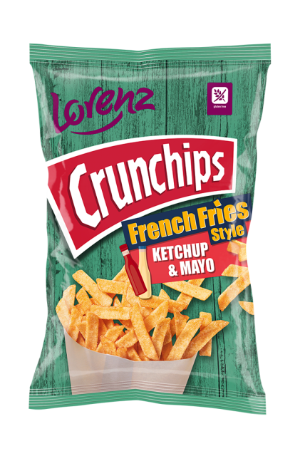 Crunchips French Fries Style Ketchup & Mayo