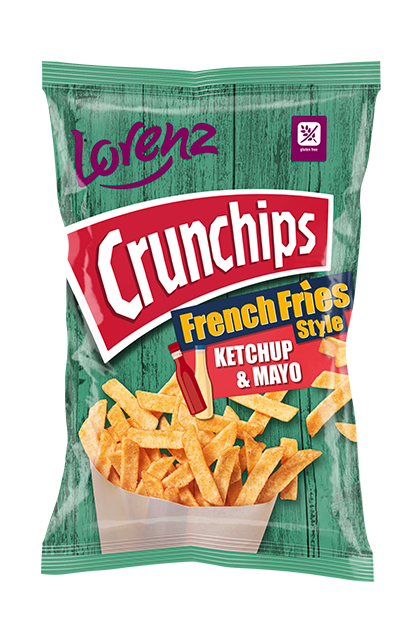 Crunchips French Fries Style Ketchup & Mayo
