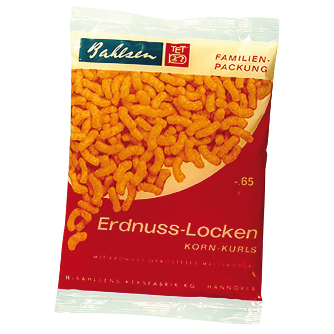 Lorenz company history: 1963 – ErdnußLocken are Germany’s first peanut flips