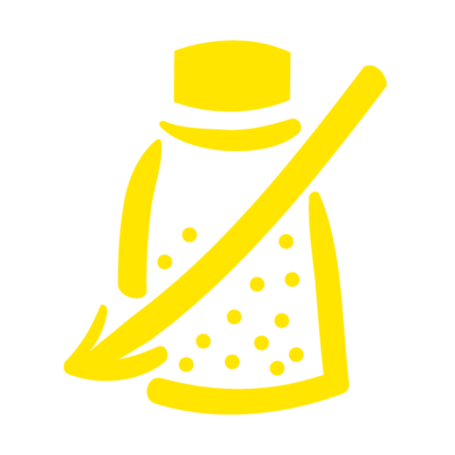 Less salt